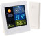 infactory drahtlose Wetterstation: Funk-Wetterstation mit Außensensor, Farbdisplay, Funkuhr, Wecker, weiß (bunt, mit Uhr Funk, Digitale Temperaturstation)