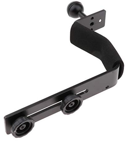 perfk SLR Digital Camera Underwater Diving Video Photography Base Holder Arm Tray with Ball Joint Clamp Mount