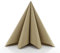 Sovie Home Uni Airlaid-Servietten 40x40 cm/hochwertige Einweg-Servietten/extrem saugstark und stoffähnlich/ideal für Hochzeit & Partys / 12 Stück (Naturbraun)