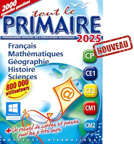 TOUT LE PRIMAIRE 2026 sur clé USB