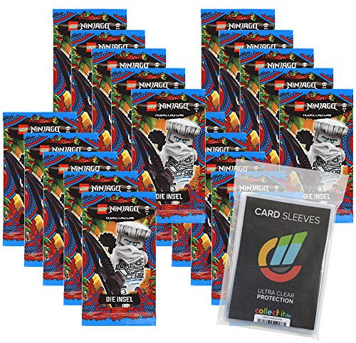 Lego Ninjago - Serie 6 Trading Cards - 20 Booster + Collect-it Hüllen Sleeves - Deutsch