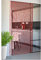 BIANCHERIAWEB Tenda Antimosca Antirumore Catenella Perline A Caduta Pannello Porta Finestra Casa Rosso 140x230 Rosso