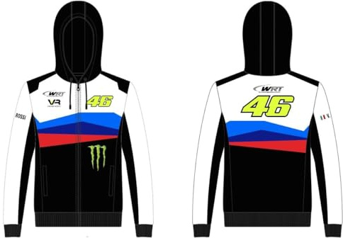 Valentino Rossi Unisex Vr46 Wrt Line Pullover, Mehrfarbig, L
