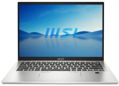 MSI Prestige 14 Evo (B13M-244UK), Intel Core i5-13500H, pannello FHD+ 60Hz da 14, grafica Intel Iris Xe, SSD da 16 GB, 512 GB, Windows 11 - Urban Silver