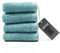Gutherz Handtuch Set | Dicke Qualität 600 g/m2 extra Schwer | 100% Baumwolle - Weich und Saugstark (Lichtblau Royal, 4X Handtuch (50x90))