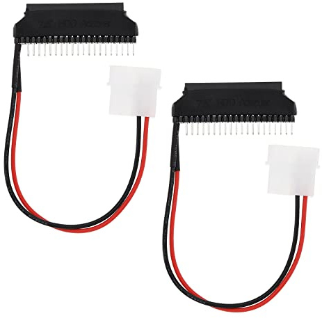 Create idea 2Pcs IDE 44pin to 40pin Desktop Converter Card Replacement 2.5inch to Desktop 3.5inch IDE Hard Drive Adapter Accessories Accessories for Laptop