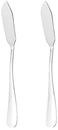 Fezf 2 pièces Couteaux à Beurre Épandeur de Fromage en Acier Inoxydable avec Poignée Ergonomique,Idéal pour tartiner beurre, fromage et confitures