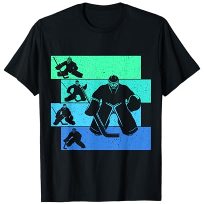 Eishockey Torwart Jungen Kinder Männer Eishockey T-Shirt