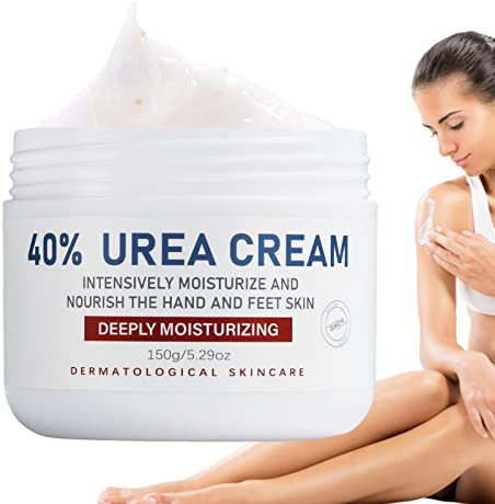 Harnstoff-Handcreme, Urea Creme 40 Prozent 150 Gramm Handfeuchtigkeitscreme Für Damen Hornhautentferner Fußcreme Handcreme Bodylotion Für Tiefe Feuchtigkeit Kallusentferner Erweichung