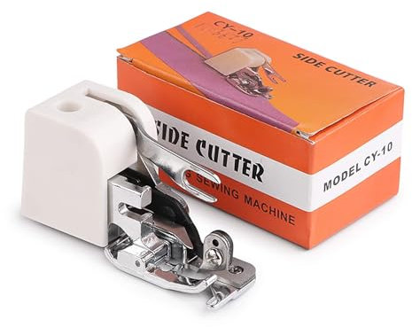 Pied Presseur Coupeur Latéral, Pièces De Machine à Coudre Domestique, Accessoire De Fixation De Pieds De Marche pour Toutes Les Tiges Basses Sin-ger Janome pour Bro-Ther