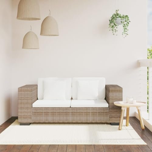 Willood 2-Sitzer Sofa Echtes Rattan