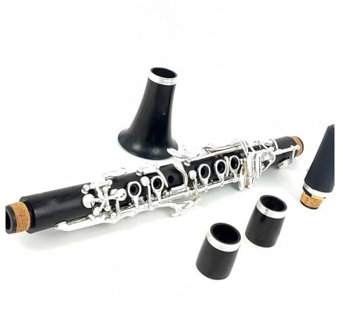 Klarinette Klarinette Es-Tonart Palisander Klarinette Guter Ton Ausgewählte Materialien(Ebony Silver)