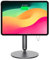 LULULOOK Actualización Soporte magnético de Carga inalámbrica para iPad Pro 11'' 1/2/3/4th,iPad Air 10.9'' 4/5th,Soporte Plegable de Aluminio Base giratoria de 360° para iPad Air 11'' M3/M2,con Cable