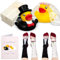 Namalu Mr & Mrs Badeenten Hochzeitsgeschenk Set in Box - Enthält 2 Braut und Bräutigam Enten, 2 Paar Hochzeitssocken und Grußkarten, Lustiges Geschenk für Brautpaar, Verlobung oder Hochzeit