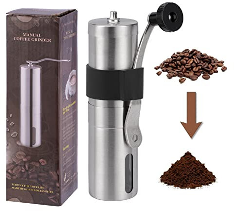 Cretosou Manual Coffee Grinder, Coffee Grinder, Manual Espresso Grinder, Hand Mill, Coffee, Manual Coffee Machine, Manual Coffee Grinder