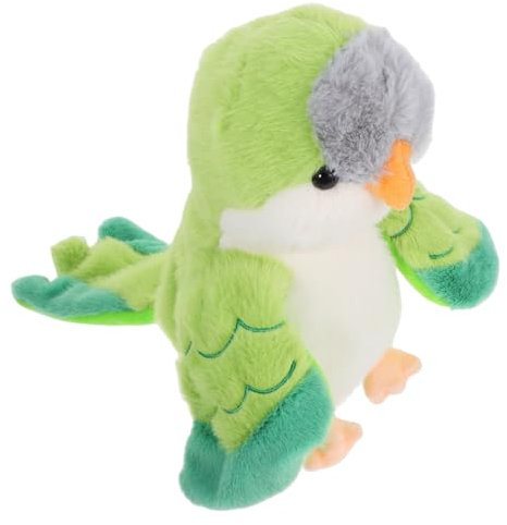 OFFIGAM Handpuppenspielzeug Fingerpuppen Vogelspielzeug Für Sittiche Papageienspielzeug Für Vogel Stofftier Tierpuppe Vogel Handpuppe Kleine Papageienspielzeuge Vogelpuppe Plüsch
