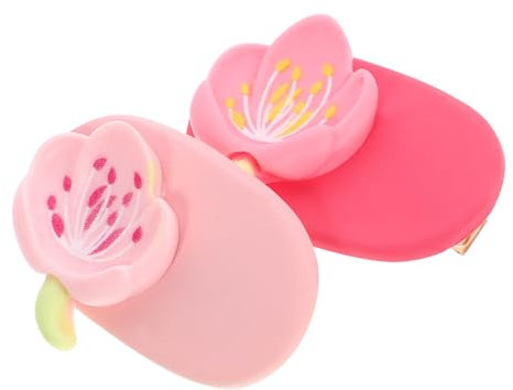 WOFASHPURET 2stücke Süße Blumen-haarspangen Für Haarclips Für Mädchen Niedliche Haaraccessoires Für Seitliche Und Fransen Für