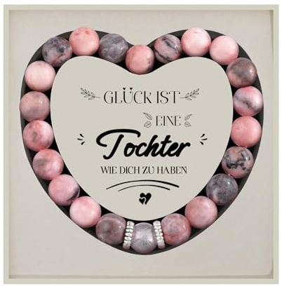 Lueaurra An Meine Tochter Armband, Tochter Geschenke von Mama, Geschenk für Tochter, Mutter Tochter Geschenk, Geschenke für Tochter Geburtstag Weihnachten