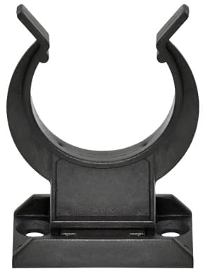 woplus 4X Sockelleisten Clips ART1 für Küchensockel | Sockelhalterungen für Möbelfüße Ø 30 mm | Unsichtbare Befestigung der Sockelblende | Stabiler Kunststoff Schwarz | Küchen-Zubehör Set