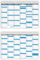 Tafelkalender DIN A4 2026 (1 Stück) Format (210 x 297 mm) 300g BD Papier sehr gut beschreibbar