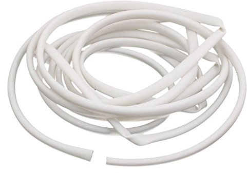 Aexit 4 mm de diamètre intérieur, 3 mètres de longueur, en PVC, organisez le manchon de tube marqueur de câble Torx, blanc AL434312J593417H