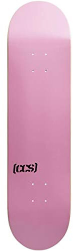 [CCS] Skateboard-Brett/Deck, 19,1 cm, Logo Pink