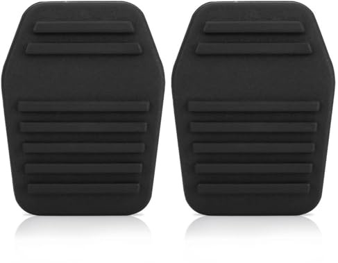 VOBOR Gummi Bremspedal,1 Paar Anti-Rutsch Kupplung Bremse Pedal Abdeckung für Ford Transit MK6 and MK7 2000-2014