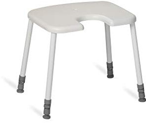 Nordic Hocker MODULAR Hygiene-Sitz Duschhocker bis 150 kg weiß Kunststoff