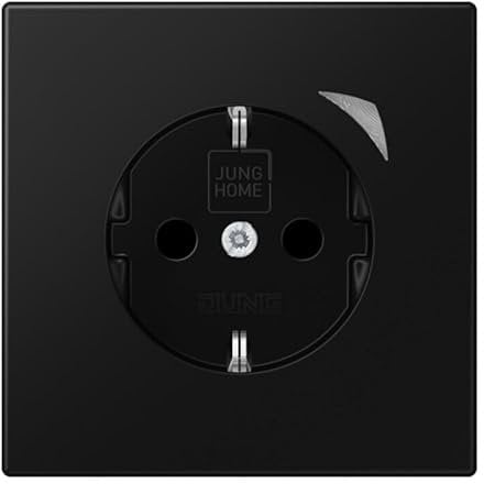 Jung Home BTLS1521SESWM Smart Steckdose Energy mit Strommessung Sprach- und Appsteuerung Kompatibel mit Alexa Steuerung über Bluetooth Serie LS