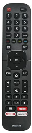VINABTY Nuovo EN2BF27H Telecomando di ricambio EN2BF27H TV Telecomando per Hisense TV EN2BF27H H32A5840 H43A6140 H65A6140 H43AE6030 H50A6140 H50AE6030 H50B7500 H65AE6030 H55AE6030 Remote Controller