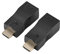 Convertisseur HDMI vers RJ45, 2x répéteur de convertisseur d'extension câble prolongateur réseau 30m sur CAT-5e CAT6 Unique sans Perte 30M Adaptateur Conversion 4k * 2k Prend en Charge HDMI1.4 3D 10