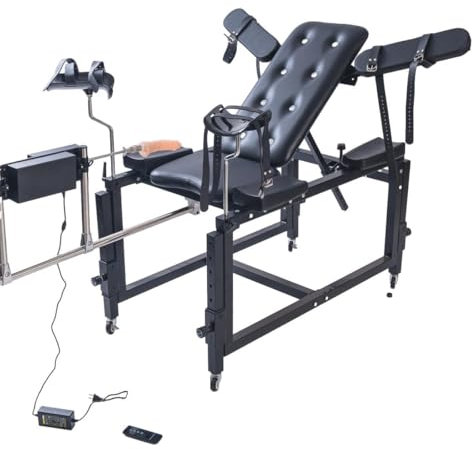 ztwsaq Sexstuhl Multifunktionaler Bondage-Sexstuhl Sexmöbel Liebesstuhl SM Sexmaschine BDSM Bondage Fesseln Folter Domina Handschellen/Fußgelenke Gynäkologenstuhl Sex Hilfsstützen Sex Bett