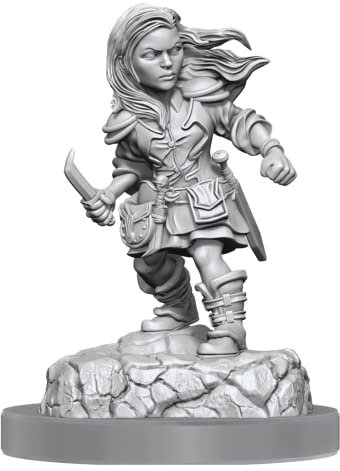 WizKids - D&D Nolzurs Marvelous Miniatures: Halfling Rogue Female - Wave 20