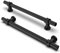 FURNIWARE Pack of 10 Cabinet Handles, Hardware Drawer Pulls Kitchen Cabinet Door Handles Pull for Kitchen Dresser Drawer Bathroom, Matt Black,160mm(6.3 Inch) Hole Center