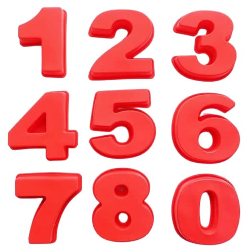 MEETOZ 10 Inch Silicone Numbers Cake Molds,3D Large Baking Silicone Mould,for Birthday Anniversary Party and Special Days (0-9)