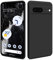 HSP Hülle für Google Pixel 7 [Staubabweisend] Handyhülle | Premium TPU Silikon Case Schutzhülle | Kratzfest Stoßfest Fallschutz | Kameraschutz Displayschutz | Passgenau Dünn Matt | Schwarz