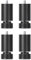 MagiDeal 4 Pièces M10 Filetage Pieds de Cadre de Lit Pieds de Support de Meubles Pieds de Table de Remplacement Robustes Pieds de Canapé M10 pour Armoires de, noir 15cm