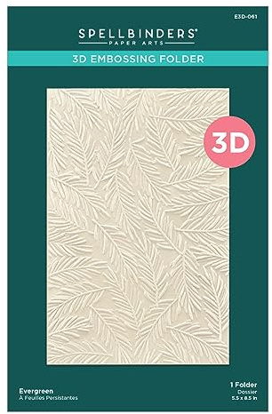 Spellbinders E3D-061 Evergreen 3D Embossing Folder
