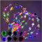 idudu LED Blumenkranz Stirnband, 10 Stück Garland Leucht Kopfbedeckung Floral Tiara Haarschmuck, Festival Geburtstag Party Hochzeit Dekor Blumenkranz Kopfschmuck