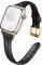 WoPail Correa Cuero para Apple Watch 42mm 44mm 45mm 49mm para Apple Watch Series 10/9/8/7/6/5/4/3/2/1/Ultra 2/Ultra Mujer Suave Correas Reloj de Repuesto para 42mm 44mm 45mm 49mm Negro