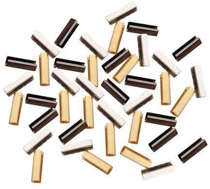 Gatuida 150stücke Metall Schnürsenkel-endkappen Robuste Langlebige Schnürsenkel-kappen Für Sneakers Und Freizeitschuhe Einfache Handhabung Und Stilvolles Design