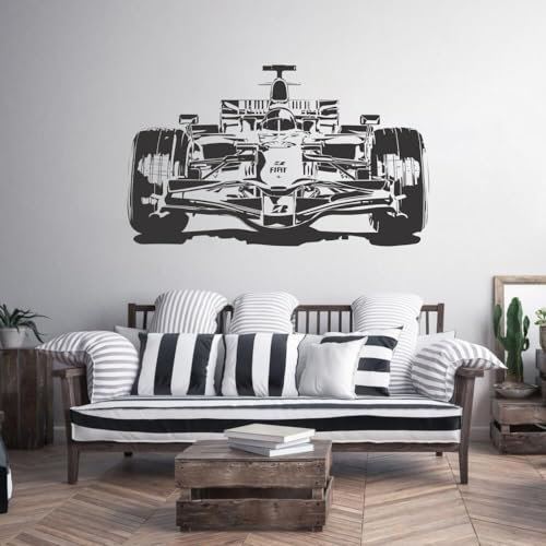 INSPIO Adesivo murale - F1. Sorprendete i vostri mariti e figli con un'adesivo unico della macchina e della moto (3464n) (B.1 70 cm x 116 cm)