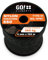 GO!elements 100m Paracord Seil aus reißfester Nylonschnur - 4mm Paracord 550 Typ III Schnur - geeignet als Allzweckseil & Reepschnur - Max. 250kg, Farbe: Schwarz-Reflektierenden