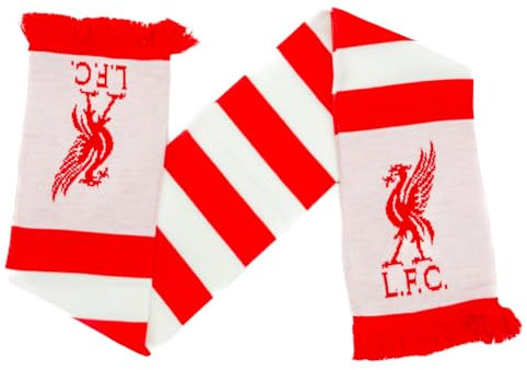 Liverpool FC - Schal (Einheitsgröße) (rot/weiß), Rot / Weiß, One size