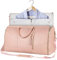 Reisetasche Kleidersack Faltbar - Kleidung Foldybag 2 in 1 Carry on Garment Duffle Bag - Wasserdichter Kleidertaschen Für Damen Und Herren - Umwandelbarer Handgepäck Anzugtasche Für Reise (Rosa)