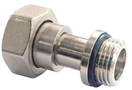 SOMATHERM FOR YOU, Raccord télescopique MF1/2 (15x21) ajustable jusqu'à 15 mm avec joint intégré, idéal pour compenser les écarts de côtes dans les systèmes de chauffage