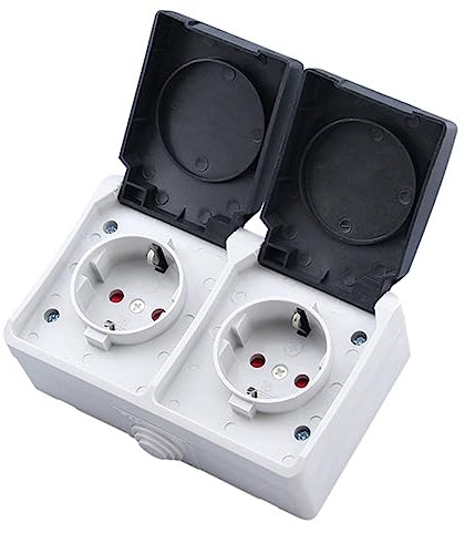 TINEASUR 2 Chargeur Mural Prise Electrique Prise Électrique Prise De De Type Allemand Blanche