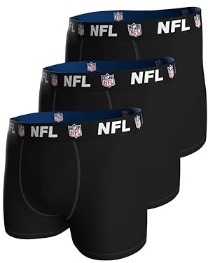 NFL Herren Shield 3pk Boxers, Schwarz, L EU