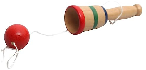 Toyvian 4 Stück Lernspielzeug Ball- Und Becherspielzeug Für Strandspielzeug Für Tasse Kendama Kendama- Bambus