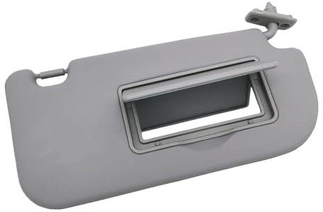 REOKIP Visera Parasol Interior para Kia para Sportage 2005-2010 Parasol Interior De Coche con Espejo En El Lado Derecho Gris Viseras Parasol